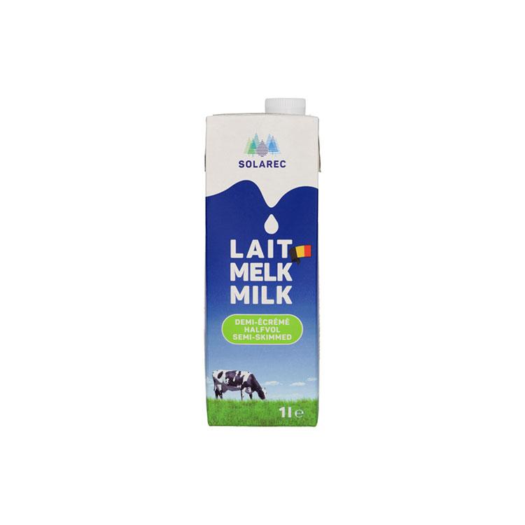 Leche semi descremada caja 1L