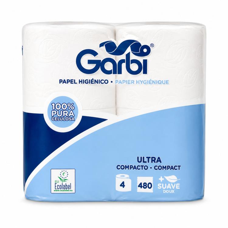 Papel higienico ultra compact 4x55 mts